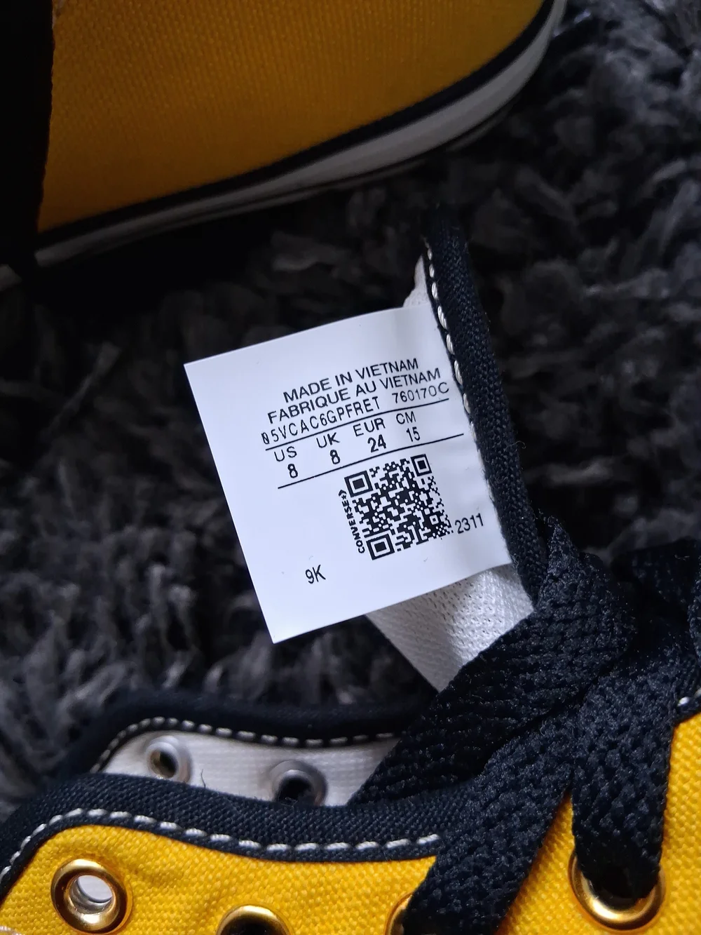 Converse Yellow All-Star High-Top Kids Sneakers